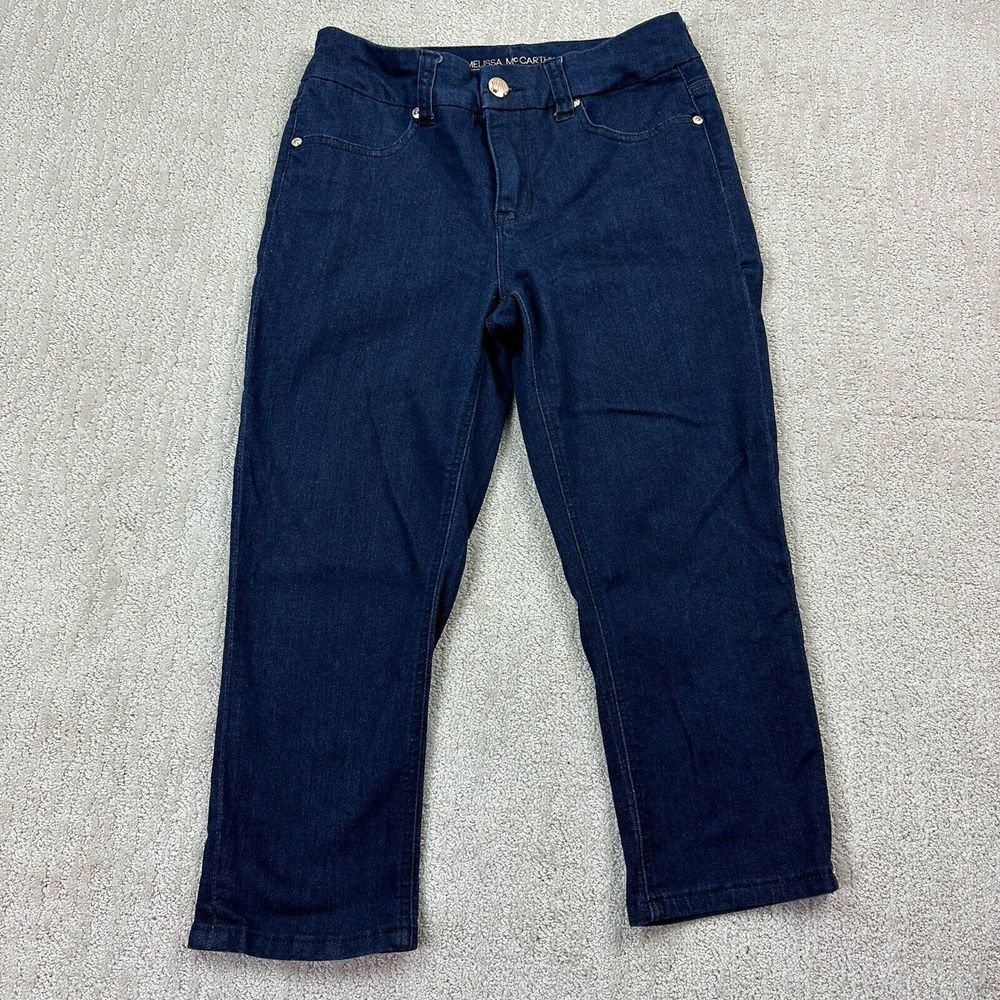 melissa mccarthy seven 7 jeans‎ blue capri Size 8